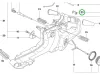 Husqvarna forgattyúház védőkupak 390 XP, 395 XP láncfűrészhez robbantott ábra
