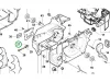 Husqvarna kilincs forgattyúház 395 XP láncfűrészhez robbantott ábra