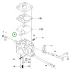 Husqvarna karburátor szűrő 365, 372 XP, 550 XP láncfűrészhez robbantott ábra