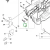 Husqvarna tőcsavar M8x40 266, 268, 272 XP, 281 láncfűrészhez robbantott ábra