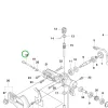 Husqvarna láncfeszítő csavar 254, 257, 261, 262 XP láncfűrészhez robbantott ábra