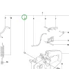 Husqvarna tank levegőztető szelep 242, 246, 254, 257 láncfűrészhez robbantott ábra