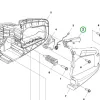 Husqvarna gázbiztosító 455, 460, 465 Rancher láncfűrészhez robbantott ábra
