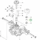 Husqvarna csővezeték váltó R 214TC, R 216T AWD, R 316TX AWD riderhez robbantott ábra