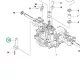 Husqvarna vezérlőkar váltó R 214TC, R 216T AWD, R 316TX AWD riderhez robbantott ábra