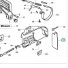 Husqvarna tartóelem kicsi 3120 XP láncfűrészhez robbantott ábra