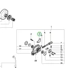 Husqvarna tanklevegőztető szelep 3120 XP láncfűrészhez robbantott ábra