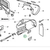 Husqvarna láncvédő nagyobb 3120 XP láncfűrészhez robbantott ábra