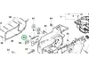 Husqvarna lemezcsavar 4,2x9,5 terelőlemez 395 XP láncfűrészhez robbantott ábra