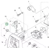Husqvarna szűrőtartó csavar PW 2,9x6,5 135R, 535RX, 535RXT fűkaszához robbantott ábra