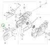 Husqvarna fogantyúcsavar K 770, K 970, K 1270, K 2500 vágógéphez robbantott ábra