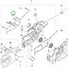 Husqvarna forgattyúsházcsavar K 540i, K 770, K 970, K 1270 vágógéphez robbantott ábra