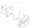 Husqvarna forgattyúház csavar Torx M5x49 590BTS lombfúvóhoz robbantott ábra