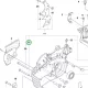 Husqvarna forgattyúház csavar 28. pozíció 592 XP, 585 láncfűrészhez robbantott ábra