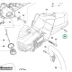 Husqvarna forgattyúház csavar 330i, 535i XP láncfűrészhez robbantott ábra