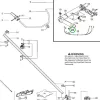 Husqvarna hatlapú anya M5 129R, 135R, 535RX, 543RS fűkaszához robbantott ábra
