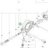 Husqvarna olajpumpa alátét 545 Mark II, 550 XP Mark II láncfűrészhez robbantott ábra