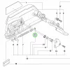 Husqvarna kuplungfedél alátét 365, 372 XP, 390 XP láncfűrészhez robbantott ábra
