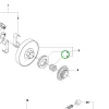 Husqvarna tűgörgő 545, 550 XP, 555, 562 XP láncfűrészhez robbantott ábra