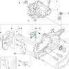 Husqvarna helyezőrugó 555, 560 XP, 435 II, 440 II láncfűrészhez robbantott ábra