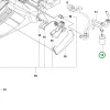 Husqvarna üzemanyagszűrő 100 darabos csomag 545 Mark II láncfűrészhez robbantott ábra