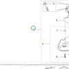 Husqvarna szórásvédő fém 240R fűkaszához robbantott ábra