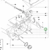 Husqvarna forgattyúház persely 346 XP, 353, 455 Rancher láncfűrészhez robbantott ábra