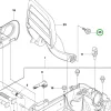 Husqvarna forgattyúház csavar 450 II, 535i XP láncfűrészhez robbantott ábra