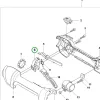 Husqvarna gázkar 525LK, 535RXT fűkaszához robbantott ábra