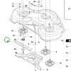 Husqvarna mulcsoló fűnyírókés 43 cm R 320 AWD, R 316T AWD riderhez robbantott ábra