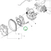 Husqvarna rugalmas szívócső 135, 140, 435, 440 láncfűrészhez robbantott ábra