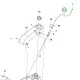 Husqvarna benzincső 6,4 mm 890 mm P 524X riderhez robbantott ábra