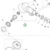 Husqvarna kúpfogaskerék készlet 1:1,4 135R, 535RX, 535RXT fűkaszához robbantott ábra