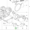Husqvarna láncvédő 545 Mark II, 550 XP Mark II, 550i XP láncfűrészhez robbantott ábra