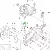 Husqvarna retesz 555, 560 XP, 564 XP, 435i láncfűrészhez robbantott ábra