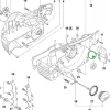 Husqvarna szimering 15x26x4 254, 257, 261, 262 XP láncfűrészhez robbantott ábra