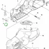 Husqvarna láncfogó 535i XP, T535i XP, 540i XP akkus láncfűrészhez robbantott ábra