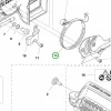Husqvarna fékszalag egység 540 XP Mark III láncfűrészhez robbantott ábra