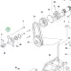 Husqvarna PTO tartó P 525DX, P 520DX riderhez robbantott ábra