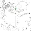 Husqvarna gázkapcsoló T540 XP Mark III láncfűrészhez robbantott ábra