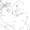Husqvarna gázkapcsoló rugó T540 XP Mark III láncfűrészhez robbantott ábra