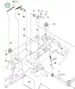 Husqvarna emelőlánc 1/2 col 87 szem R 318X, R 316TX AWD riderhez robbantott ábra