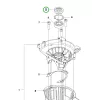 Husqvarna szimmering 226HD75S, 226HS99S sövényvágóhoz robbantott ábra
