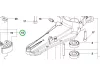 Husqvarna kuplung komplett 226HD75S, 226HS99S sövényvágóhoz robbantott ábra