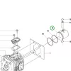 Husqvarna dugattyú régebbi kivitel 226HD75S, 226HS99S sövényvágóhoz robbantott ábra