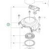 Husqvarna berántó komplett 226HD75S, 226HS99S sövényvágóhoz robbantott ábra