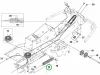 Husqvarna rugó kormányzáshoz R 214TC, R 216T AWD, R 318X riderhez robbantott ábra