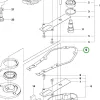 Husqvarna kuplungdob tömítés 226HD75S, 226HS99S sövényvágóhoz robbantott ábra