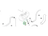 Husqvarna hidraulika alátét P 524X, P 525D riderhez robbantott ábra