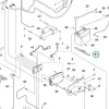 Husqvarna akkumulátor rögzítő szíj P 524X, P 535HX riderhez robbantott ábra